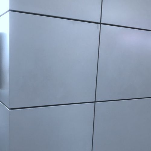 Metall-Verblender - MCT-004 - M-City Aluminum Co., Ltd. - Innenbereich / Außen / glatt