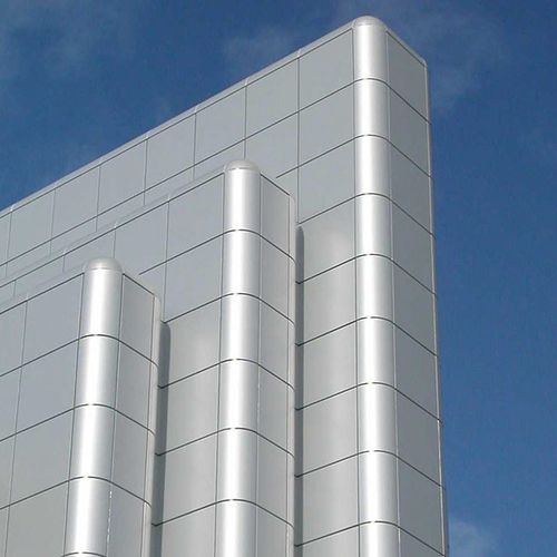 Paneel-Fassadenverkleidung - MCT-004 - M-City Aluminum Co., Ltd. - Aluminium / glatt / Metalloptik
