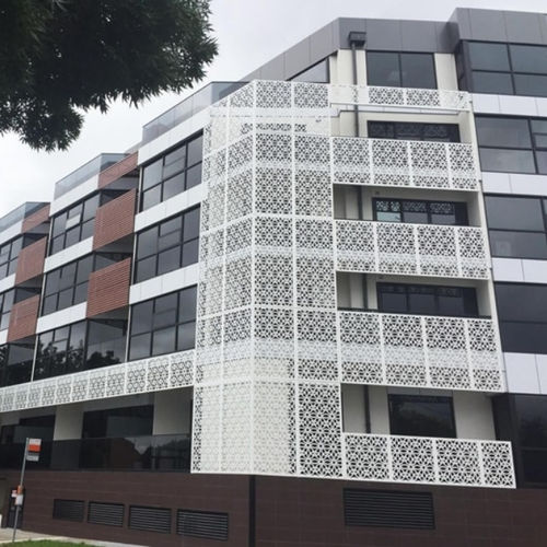 Paneel-Fassadenverkleidung - MCT-L0DSD - M-City Aluminum Co., Ltd. - Aluminium / perforiert / Dekor