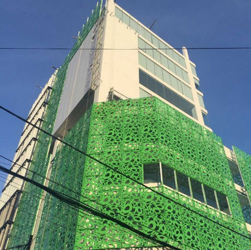 Perforiertes Metallblech - MCT-G004 - M-City Aluminum Co., Ltd. - Dekor / Aluminium / für Fassadenverkleidung