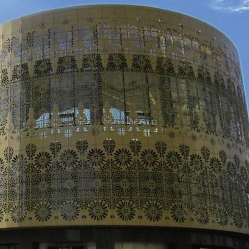 Paneel-Vorhangfassade - MCT-004 - M-City Aluminum Co., Ltd. - Aluminium / Dekor / perforiert