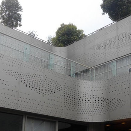 Paneel-Fassadenverkleidung - MCT-004 - M-City Aluminum Co., Ltd. - Folie / Aluminium / perforiert