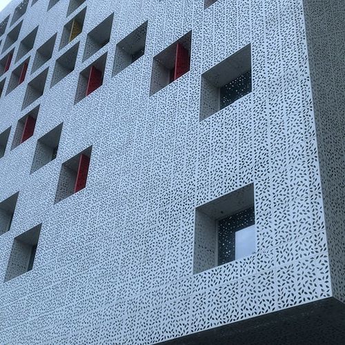Paneel-Fassadenverkleidung - MCT-N01 - M-City Aluminum Co., Ltd. - Aluminium / perforiert / Metalloptik