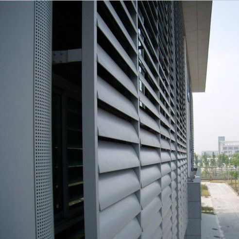 Aluminium-Sonnenschutzlamelle - M-City Aluminum Co., Ltd. - für Fassaden / horizontal