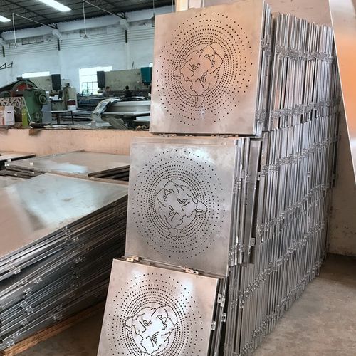 Verkleidungs-Dekorplatte - MCT-N01 - M-City Aluminum Co., Ltd. - wandmontiert / Aluminium / perforiert