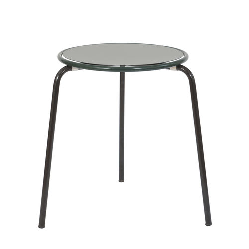 Moderner Couchtisch - TRIPOD - ARCALO - Metall / Gestell aus Metall / rund