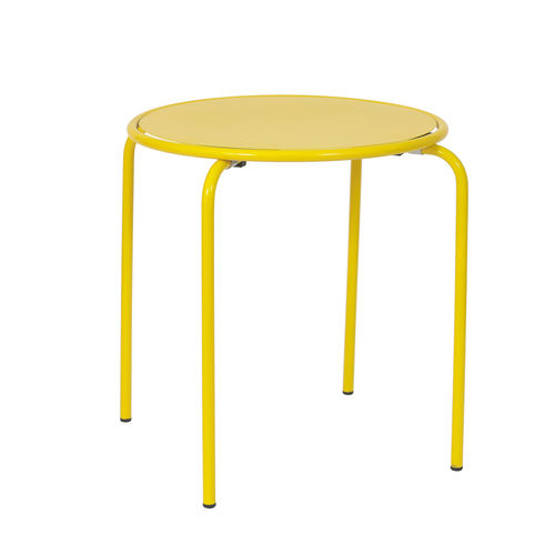 Moderner Couchtisch - model 42 - ARCALO - Metall / Gestell aus Metall / rund