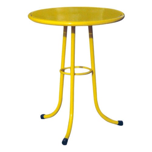Moderner Couchtisch - 7 - ARCALO - Metall / Gestell aus Metall / rund