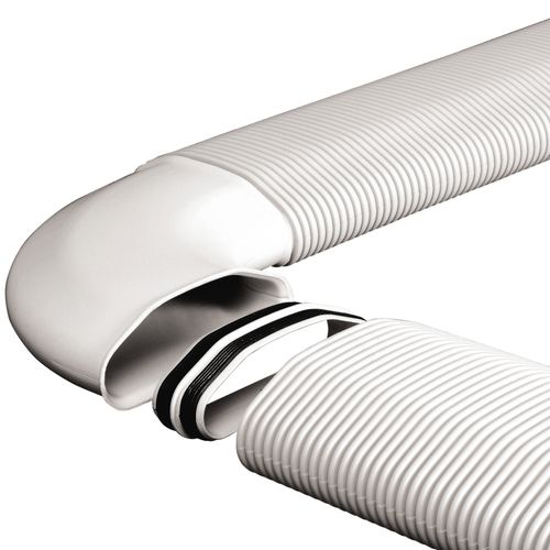 Elastischer Lüftungskanal - OPTIFLEX - ALDES - HDPE / antimikrobiell / wärmeisoliert