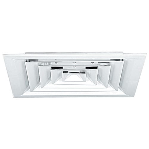 Deckenmontierter Luftdiffusor - SF 704 SERIES - ALDES - quadratisch / Stahl / für Privatgebrauch