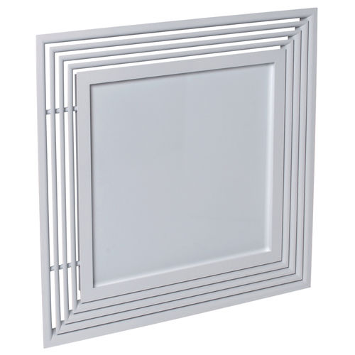 Deckenmontierter Luftdiffusor - ALD 610 K  - ALDES - quadratisch / Aluminium / für Privatgebrauch