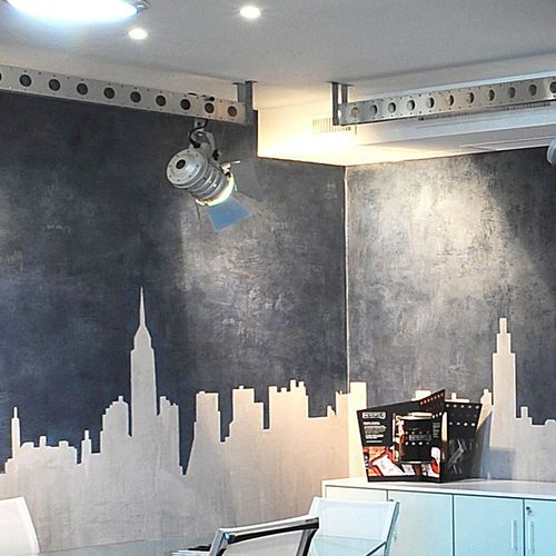 Dekorputz - BERLIN - METROPOLIS - für den Innenraum / für Wand / Acryl