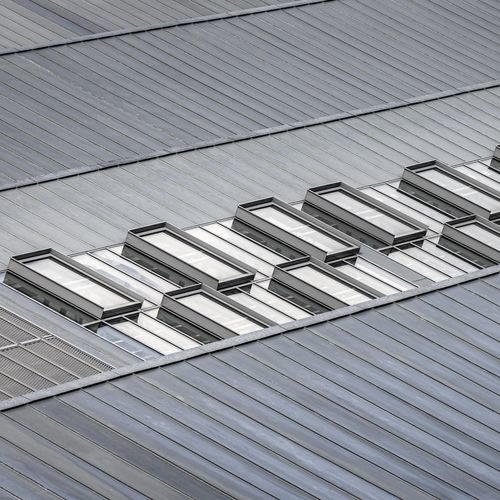 Dachfenster für Shed - Forzon - mit Aufsatzkranz / Metall / Glas