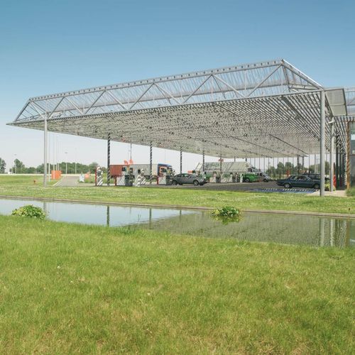 Carport für Gewerbegebrauch - Forzon - maßgefertigt / Fertig / Stahl