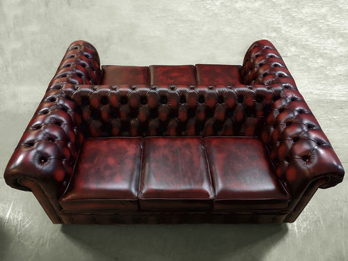 Ledersofa - H - Harleq - modern / mit abnehmbarem Kissen / maßgefertigt