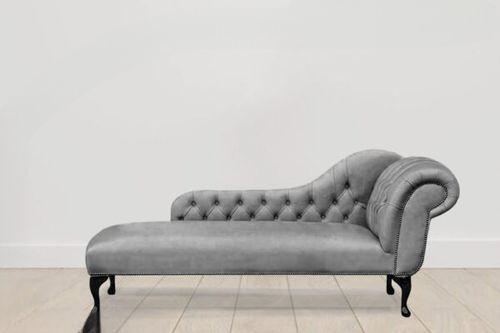 Chesterfield-Sofa - E QUEEN - Harleq - Buche / rot / blau