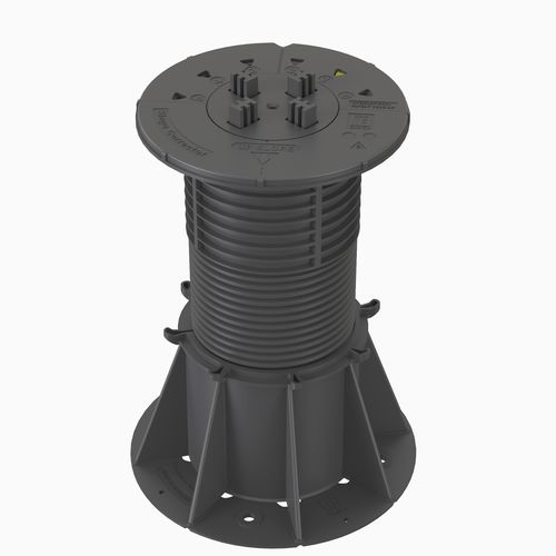 Doppelboden-Stelzlager / Polypropylen - VERSIJACK® VJ-F5 201-286 mm - Elmich Pte Ltd - für Außenbereich / für den Innenraum / regelbar