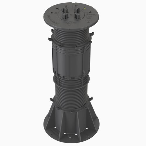 Doppelboden-Stelzlager / Polypropylen - VERSIJACK® VJ-F6 282-451 mm - Elmich Pte Ltd - für Außenbereich / für den Innenraum / regelbar