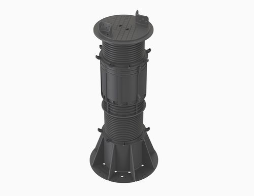 Doppelboden-Stelzlager / Polypropylen - VERSIJACK® VJ-F6 281-450 mm - Elmich Pte Ltd - für Außenbereich / für den Innenraum / regelbar