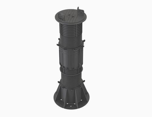 Doppelboden-Stelzlager / Polypropylen - VersiJack® VJ-F7 361-527 mm - Elmich Pte Ltd - für Außenbereich / für den Innenraum / regelbar