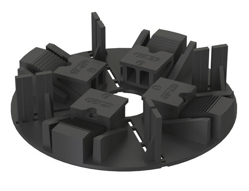 Doppelboden-Stelzlager / Polypropylen - VersiPave® GP 24–35 mm - Elmich Pte Ltd - für Außenbereich / für den Innenraum / regelbar