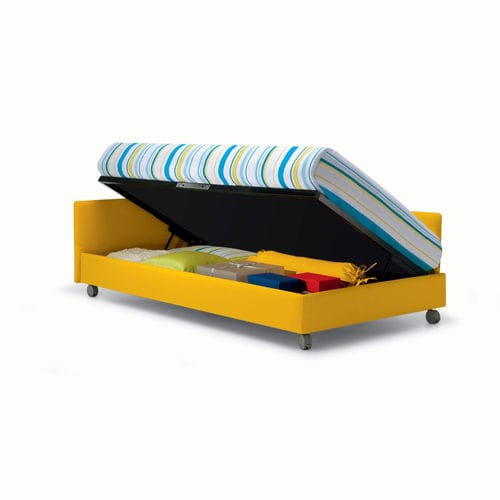 Einpersonenbett - GOLF 115 - OGGIONI - modern / Polster / Bettkasten