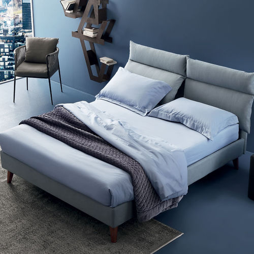 Doppelbett - PLIO - OGGIONI - modern / Polster / Bettkasten
