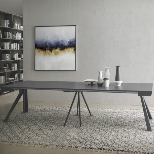 Moderner Konsolentisch - JOKER - ZAMAGNA ITALIA - Aluminium / aus lackiertem Metall / melaminbeschichtet
