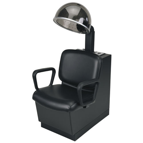 Moderner Friseurstuhl - W-66 - kaemark - Vinyl / Polster / mit Trockenhaube