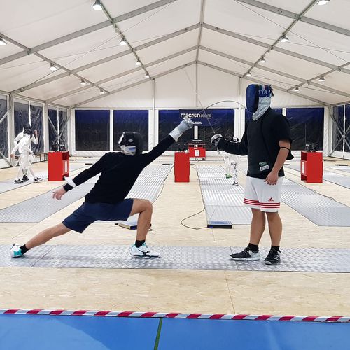 Metallrahmen-Flächentragwerk - PALESTRE  - AmarantoIdea - für Abdeckung / für sportliche Aktivität / lichtdurchlässig