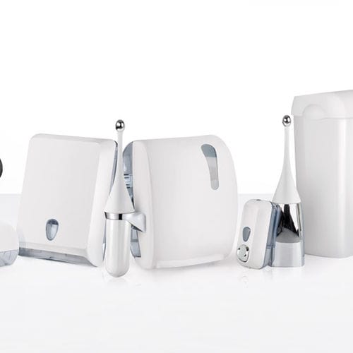 Seifenspender für professionellen Einsatz - WHITE - LINEA COLORED - MAR PLAST Group S.p.A. - wandmontiert / ABS / manuell