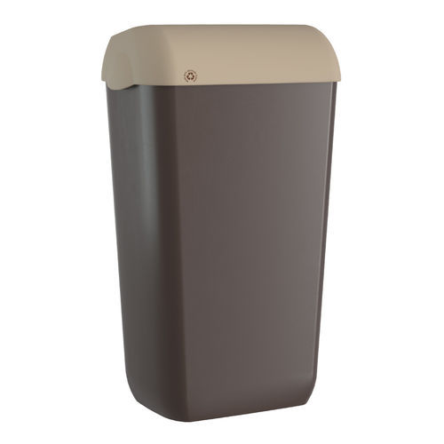 Recyclingkunststoff-Papierkorb - 740 Sand/Brown - MAR PLAST Group S.p.A.