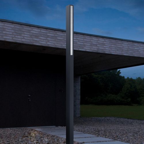Moderne Leuchtsäule - ISIGN - BSI LIGHTING TECHNOLOGIES INC. - Aluminiumguss / Edelstahl / Polycarbonat