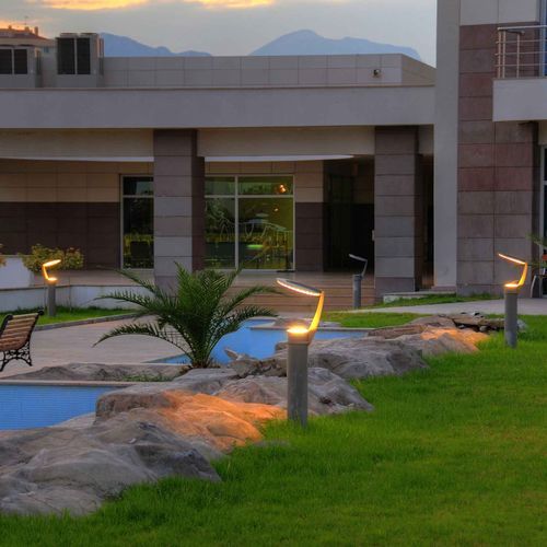 Moderner Leuchtpoller - IVELA - BSI LIGHTING TECHNOLOGIES INC. - Edelstahl / PMMA / LED