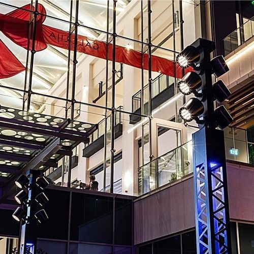 Moderne Leuchtsäule - IRUTA DECOR FL - BSI LIGHTING TECHNOLOGIES INC. - Aluminiumguss / LED / für Außenbereich