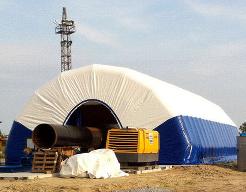 PVC-Folie-Traglufthalle - Vector Trade UK - für Lagerung / für industrielle Nutzung