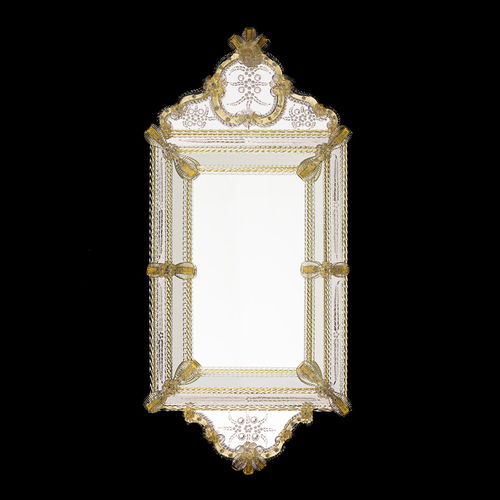 Wandmontierter Spiegel - VICTUS  - Original Murano Glass s.n.c. - klassisch / rechteckig / Muranoglas