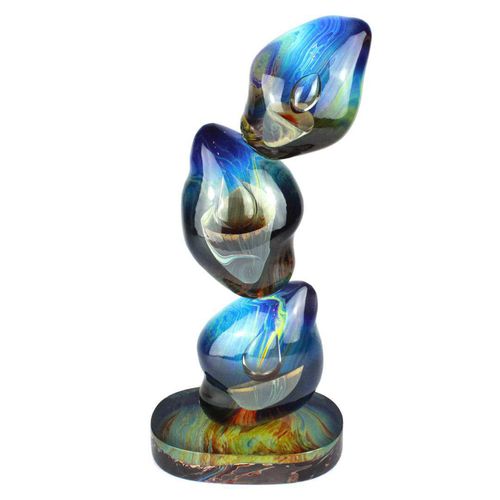 Muranoglas-Skulptur - ABSTRACT : INTO THE ABYSS - Original Murano Glass s.n.c. - Sandstein