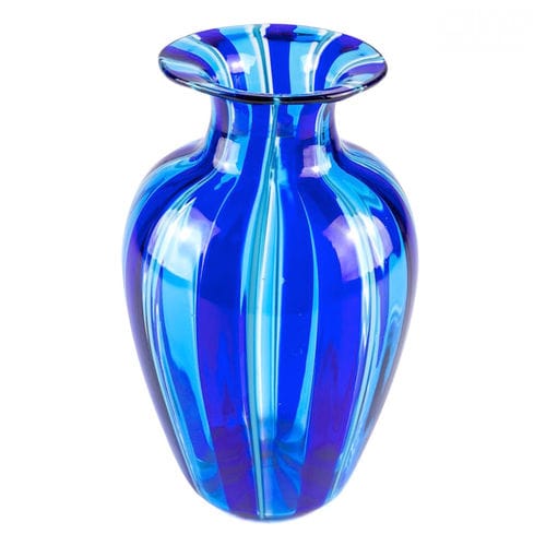 Moderne Vase - FILIGREE COLOURFUL CANNES  - Original Murano Glass s.n.c. - geblasenes Glas / Muranoglas / handgefertigt