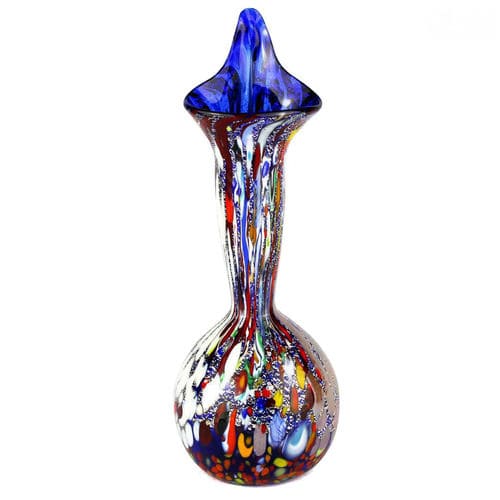 Moderne Vase - HARLEQUIN MIX COLOR : KANDINSKY - Original Murano Glass s.n.c. - geblasenes Glas / Muranoglas