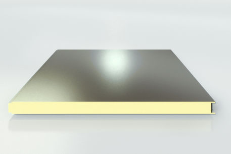 Sandwichpaneel für Wand - ISOPIANO - ISOCINDU SA DE CV - 2 Metall-Deckschichten / PUR-Kern / hochbeständig