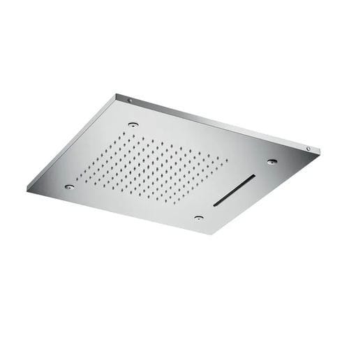 Duschkopf für Deckeneinbau - TEMOTION MIST 500 - Almar s.r.l. - quadratisch / Regenstrahl / Wasserfall