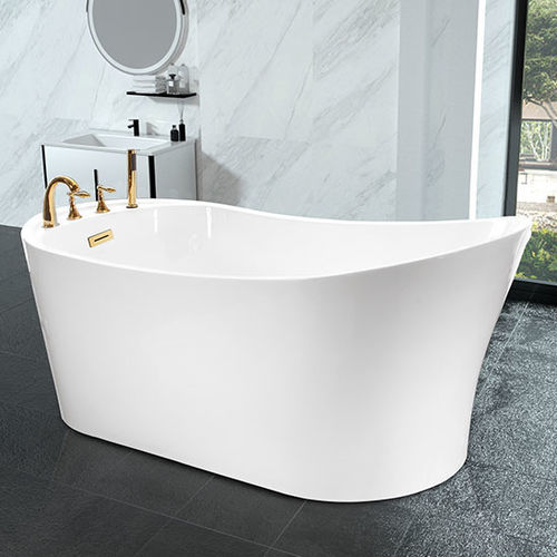 Ovale Badewanne - MV051D - Shaoxing Joyful Bathroom Co., Ltd - freistehend / für Wohnungen / Acryl