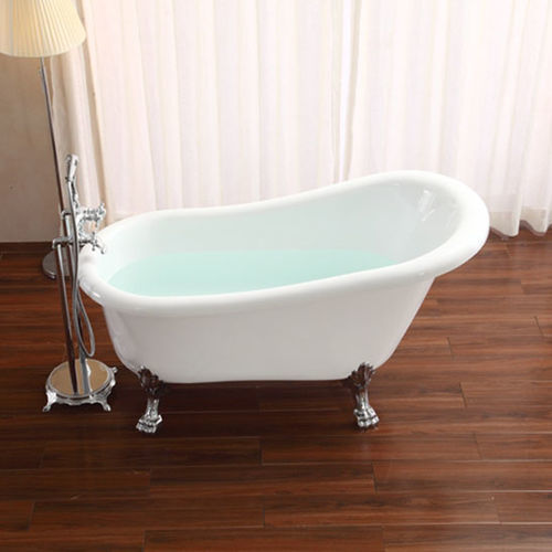 Ovale Badewanne - MV009G - Shaoxing Joyful Bathroom Co., Ltd - auf Füßen / für Wohnungen / Acryl