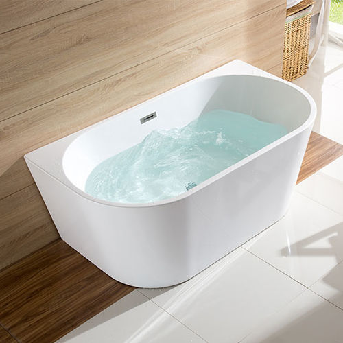 Ovale Badewanne - MV002D - Shaoxing Joyful Bathroom Co., Ltd - freistehend / für Wohnungen / Glasfaser