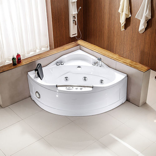 Whirlpool zum Aufstellen - A003 - Shaoxing Joyful Bathroom Co., Ltd - für Eckeinbau / Zweisitzer / Acryl