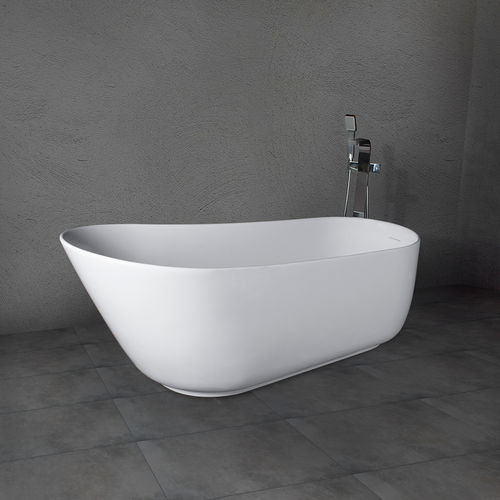 Ovale Badewanne - B11522 - Munk Building Materials Co., Ltd. - freistehend / für Wohnungen / Mineralwerkstoff