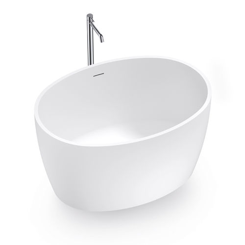 Ovale Badewanne - B11201 - Munk Building Materials Co., Ltd. - freistehend / für Wohnungen / Mineralwerkstoff