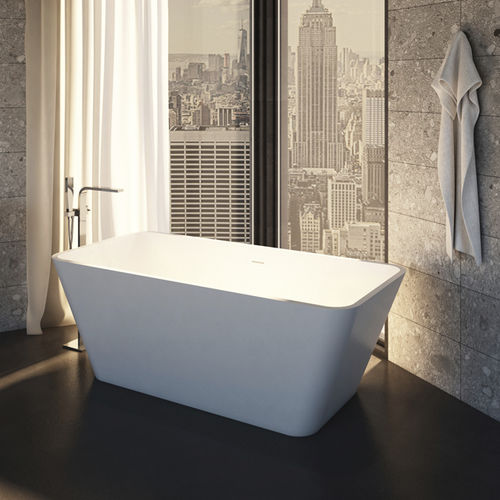 Freistehende Badewanne - B11722 - Munk Building Materials Co., Ltd. - für Wohnungen / Mineralwerkstoff / Acryl