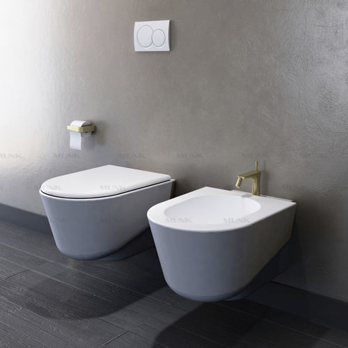 Wandhängendes WC - T132W2 - Munk Building Materials Co., Ltd. - Keramik / für Privatgebrauch / für Gewerbegebrauch